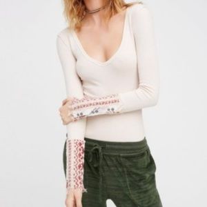Free People white thermal
